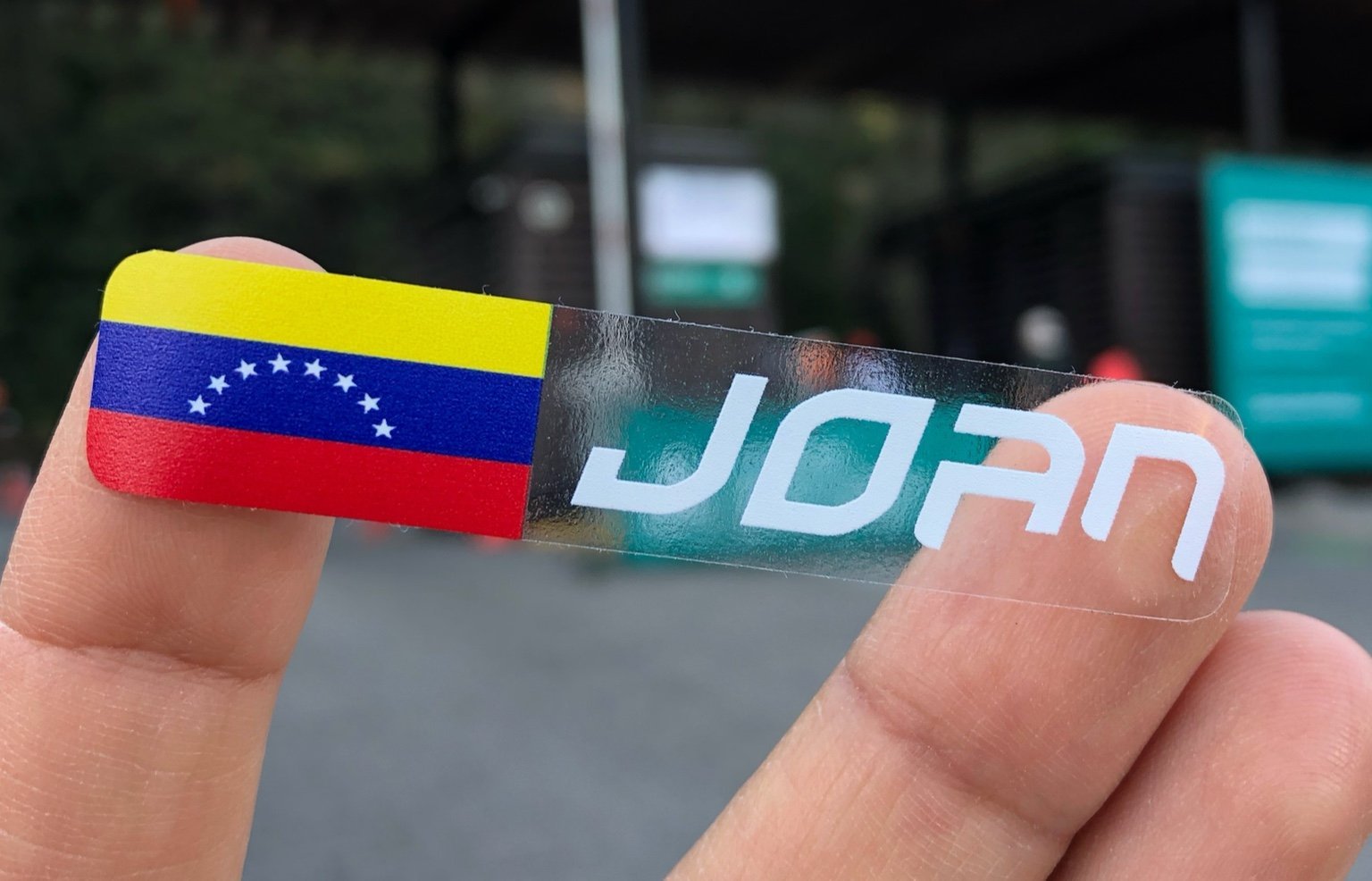 Stickers GiroStickers en bicicleta